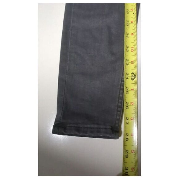 H&M Maternity Super Skinny High Rib MAMA Faded Black Stretchy Denim Jeans - 4P - Picture 6 of 11
